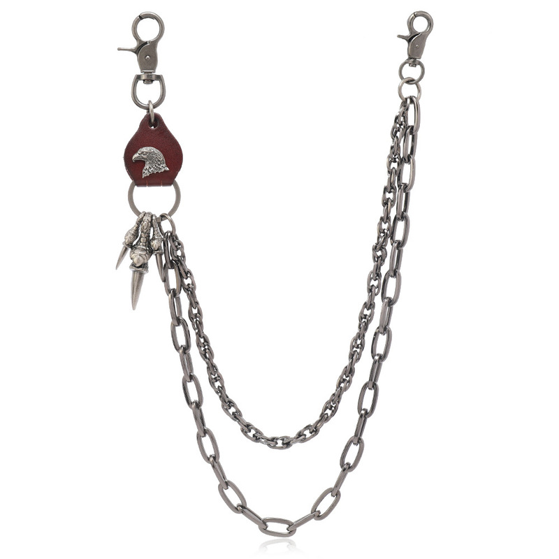 New Trendy Men's and Women's Pants Chain Personalized Chain Punk Hip-hop Hip-hop Denim Waist Chain Fashion Metal Pants Accessories