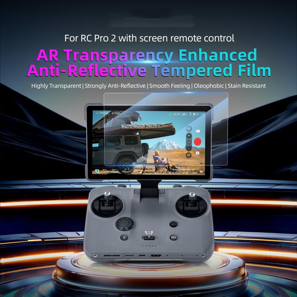 Dji Ar Anti-Sun Anti-Reflective Film Suitable for Dj4Pro Remote Control Frosted Anti-Reflective Film Rc Rpo 2 Shadowless Film