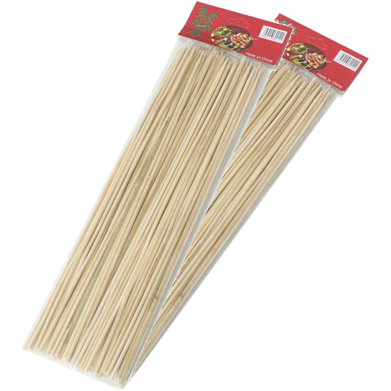 Mariposa hornear incienso utensilios de barbacoa desechables accesorios de carbón al aire libre palo de bambú aguja de hornear de bambú longitud 30cm palo de barbacoa