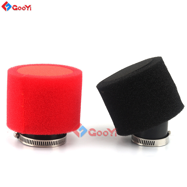Atv Beach Off-Road Motorcycle Waterproof Sponge Air Filter Straight Mouth Elbow Type 50-125Cc Angled Air Filter