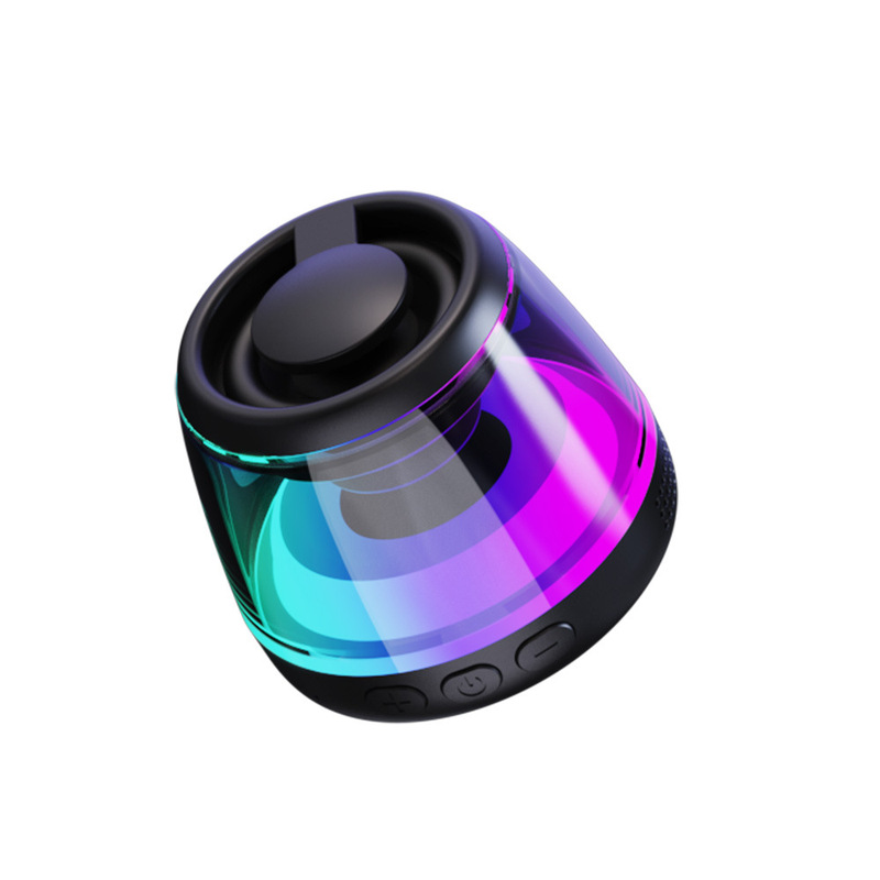 新しい磁気 Bluetooth スピーカーポータブルワイヤレス屋外カード小型オーディオ rgb 雰囲気ライト Bluetooth 小型スピーカー|undefined