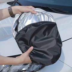 車用サンシェード、フロントサンシェード、断熱、遮光、フロントガラスサンシェード、車内カバー、車用カバー、車内フロント