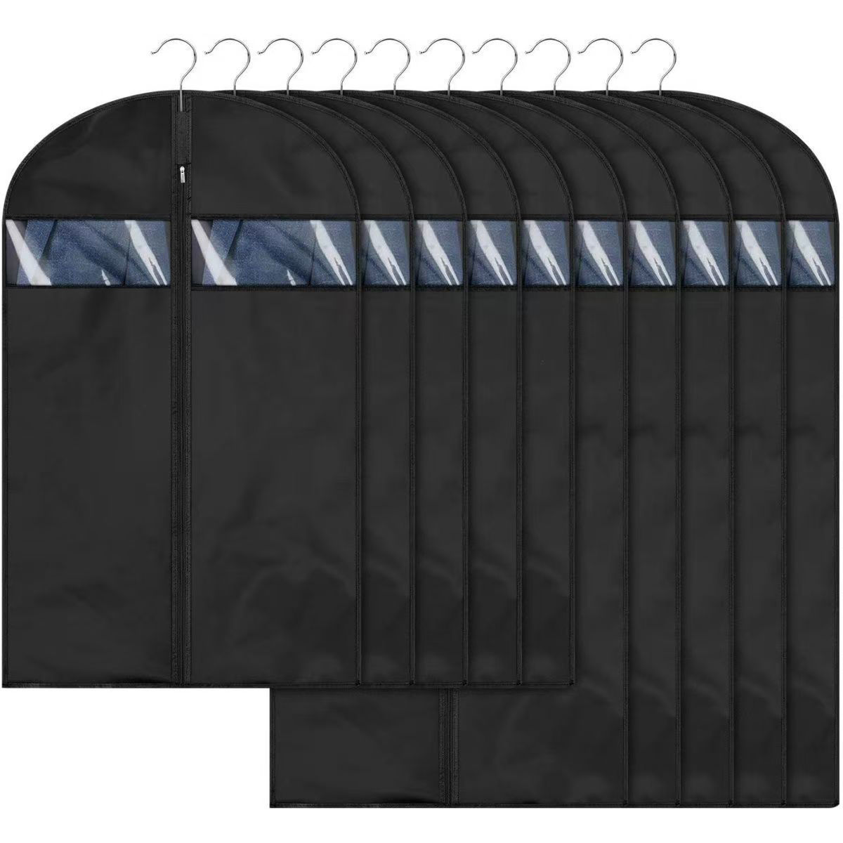 Ropa cubierta de polvo ropa doméstica abrigo traje no tejido cubierta de almacenamiento ropa cubierta de polvo ropa colgando bolsa fabricante