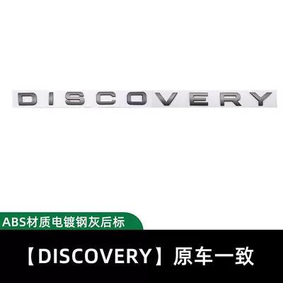 Discovery 54, Executive Sport, English | Car logo - disco-verysteel-gray-back-label