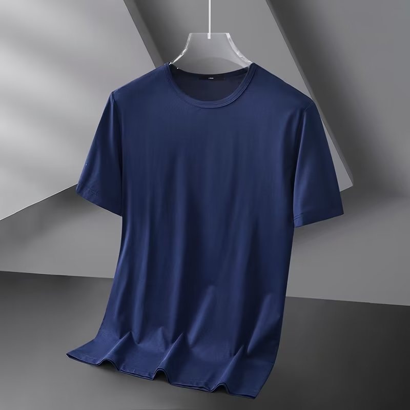 base silk white quick dry thin T-shirt