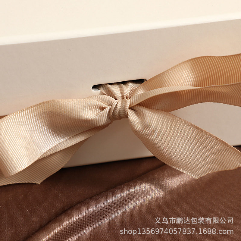 Estilo de cinta plegable beige; 22*16*8,8 cm