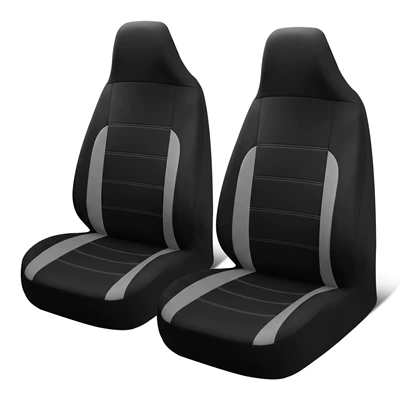 Car Seat Covers, Universal Seat Covers, Jacquard Fabric Seat Cushions, Foreign Trade Cross-Border E-Commerce Car Seat Covers (Universal seat cover) - grey-universal-size-two-seater