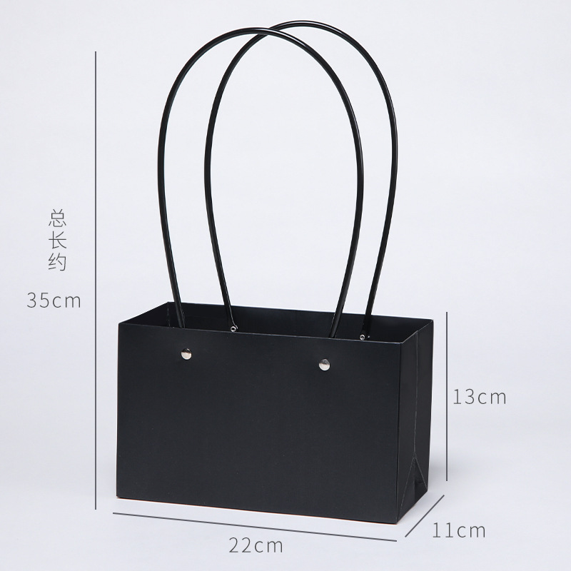 Bolsa de PVC transparente para arreglos florales del Día de la Diosa, bolsa impermeable para ramo de flores, caja de flores portátil, bolsa de embalaje para flores