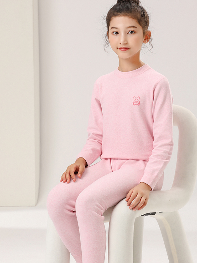 Pantalones de otoño para niños, ropa interior caliente para niños, niñas y niñas, pijamas de algodón para niños, ropa para el hogar para niños