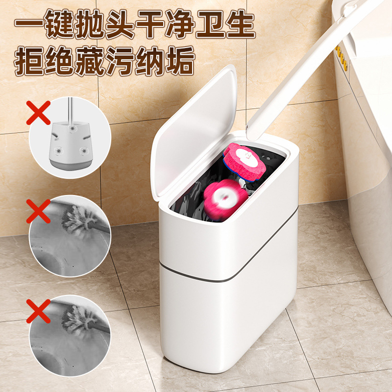 Juego de Escobilla de Baño Desechable de Esponja de Pared