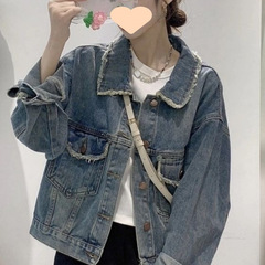 牛仔外套女秋冬2025新款韩版宽松短款设计感小众百搭夹克长袖上衣