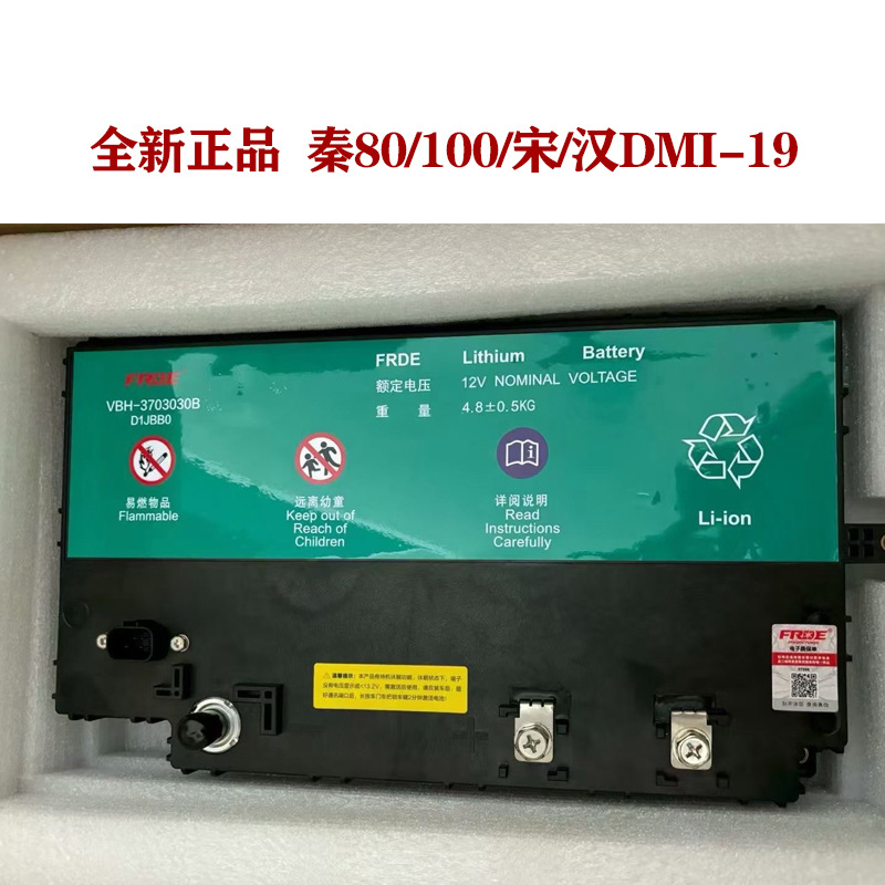 Brand New Genuine Byd Qin 80/100/Song/Han Dmi-19 Lithium Iron Phosphate Auxiliary Battery