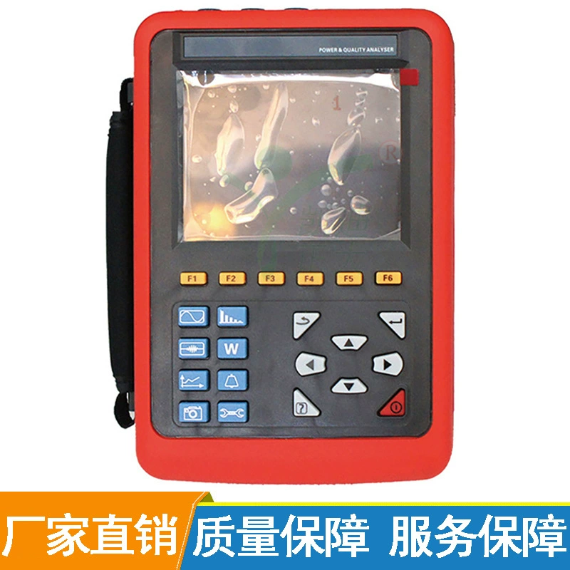 Трехфазный анализатор качества электроэнергии Трехфазный сетевой детектор гармоник Тестер мощности энергии