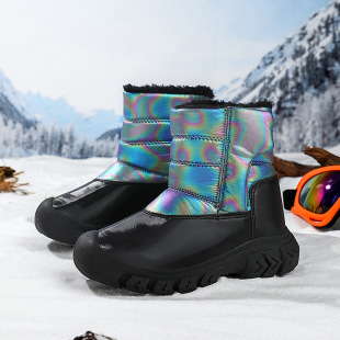 Ůͯѩ��ѥ�����ӽq�Ӻ��ͲƤ���ˮ��������ѥ��Ůͯ���^ѩ��ѥ