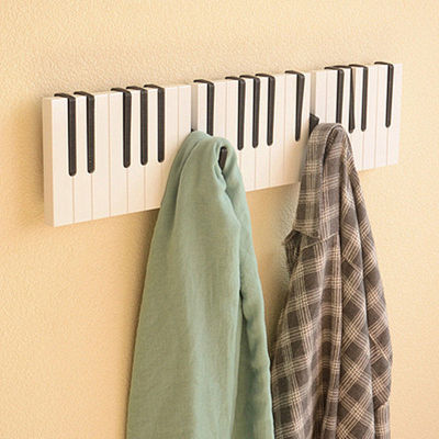 originality decorate Hooks wall Coat rack bedroom Entrance Home Furnishing Wall decoration Row hook Punch holes Sticking hook