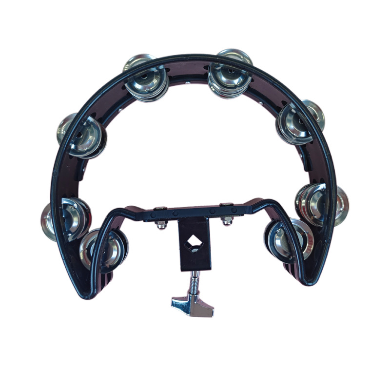 Fábrica al por mayor fila doble fila mano sonajero Orff instrumento musical KTV ambiente conjunto con tambor de mano profesional sonajero
