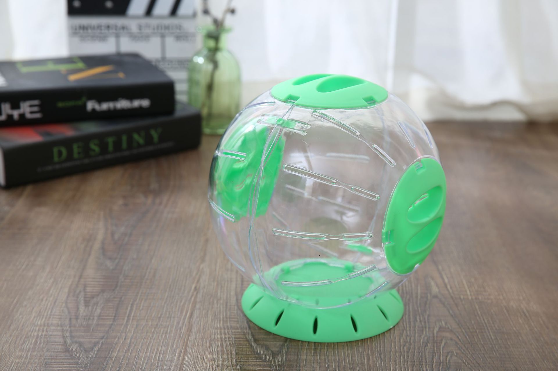 Pet Boer hamster deportivo ejecutar bola simple diseño de bloqueo juguete pet hamster rueda ventilada pet rodillo