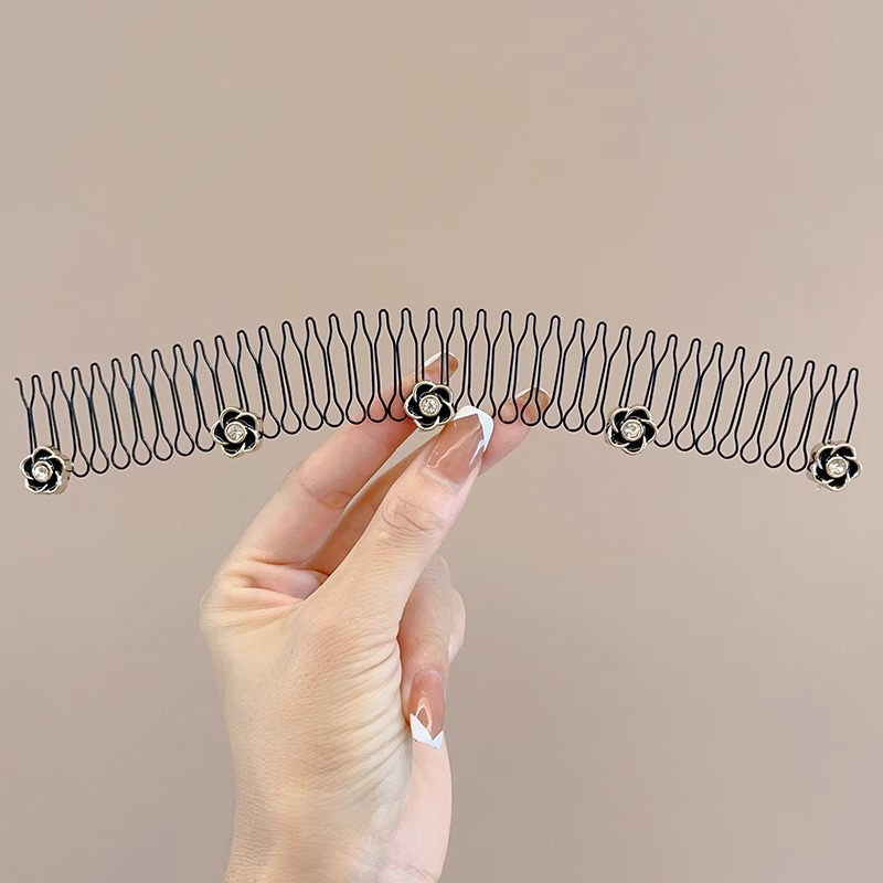 Camellia pin de cabello roto acabado de cabello artefacto invisible pin de cabello para mujeres 2025 nuevo toque de cabello de cabello de cabeza