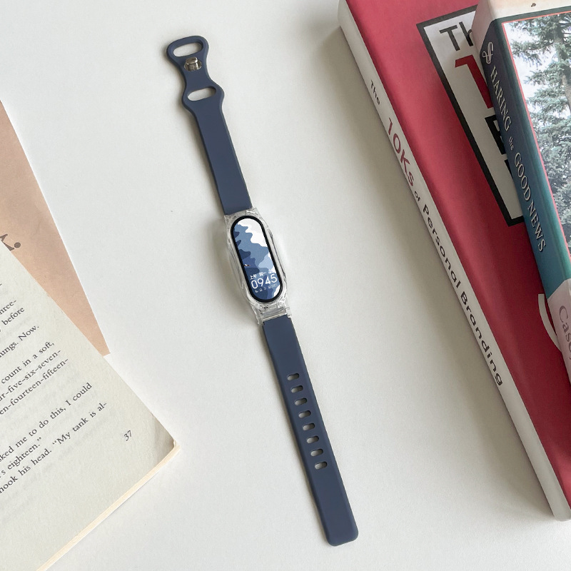 다크 블루 + 투명 케이스