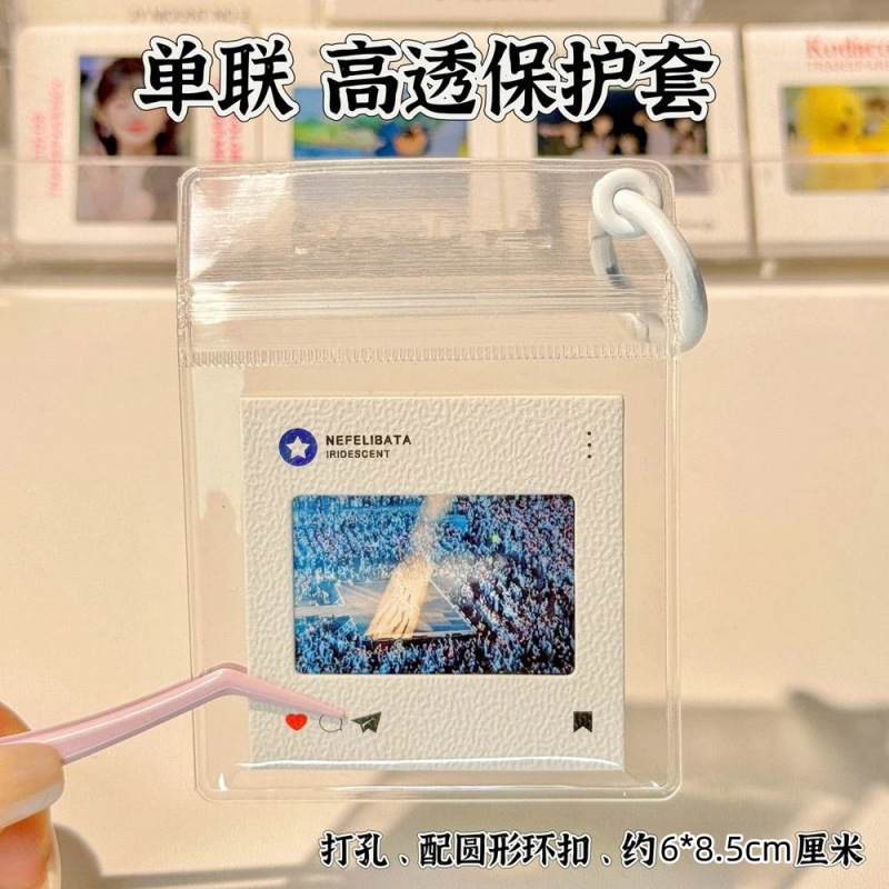 135反転フィルムクリップ保護カバー反転フィルムクリップクリップ135フィルム空クリップ保護カバーinsキーホルダー|undefined