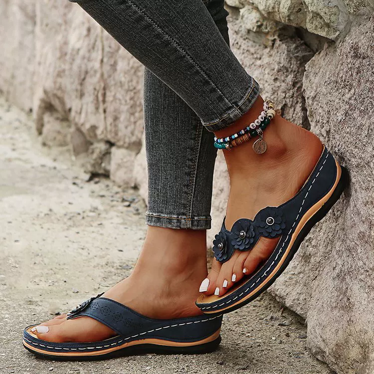 Summer slippers platform, beach flip flops for leisure