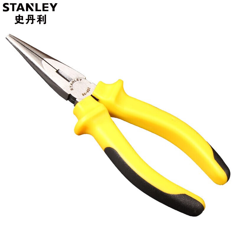 STANLEY 84-402-23 pinzas de punta de mango de dos colores 6 pulgadas