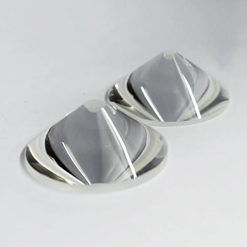 厂家直供激光雷达锥透镜、锥镜 石英材料  规格可选、镀膜可选