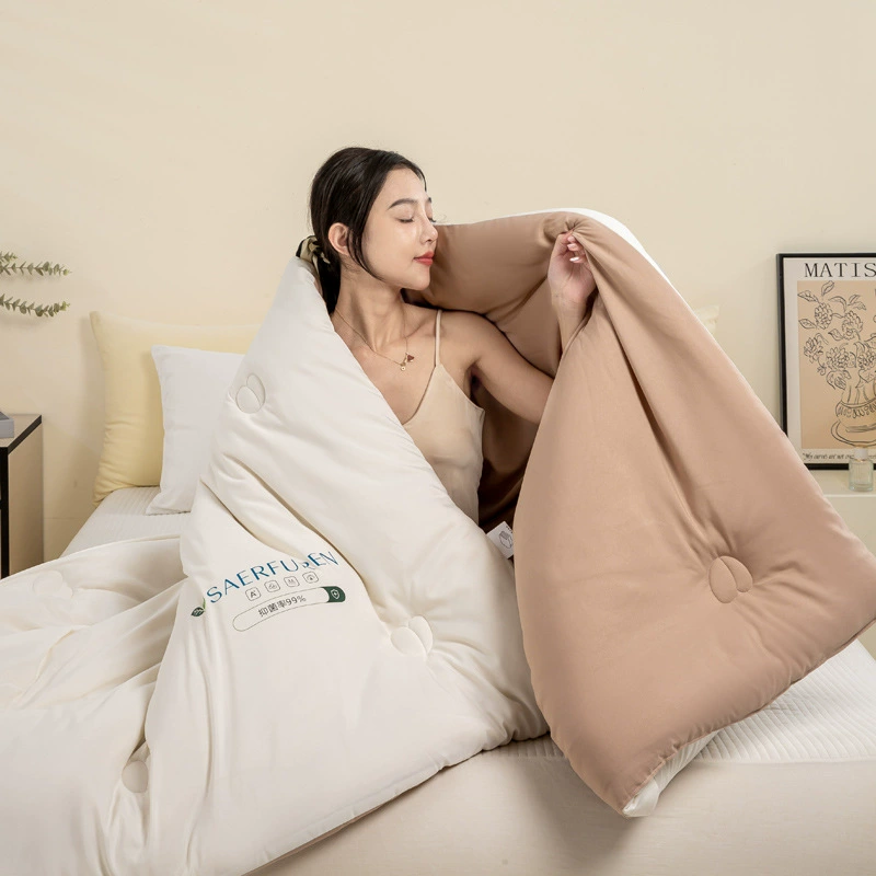 Класс А спать голышом соевое волокно стеганое одеяло зимой утолщенное т warm quilt core весна и осень однослойное кондиционируемое одеяло четыре сезона