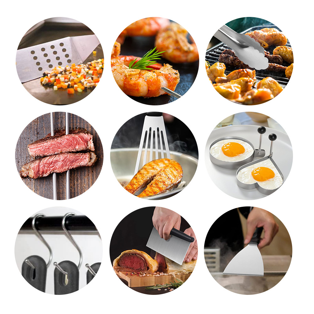 Amazon Hot Sale Kit de parrilla de 35 piezas Kit de parrilla montado