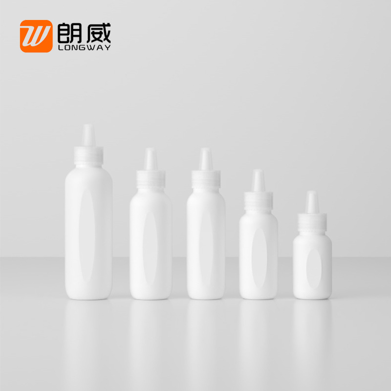 Botella de extrusión de tapa de punta, manguera de toque suave, botella de extrusión de crema, manguera de distribución de cosméticos