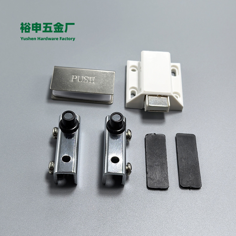 Glass Cabinet Door Magnetic Catch, Display Cabinet Magnetic Push Button, Stainless Steel Glass Hinge, Cabinet Magnetic Hinge Push Clip Glass Cabinet Door Magnetic Catch, Display Cabinet Magnetic Push Button, Stainless Steel Glass Hinge, Cabinet Magnetic Hinge Push Clip
