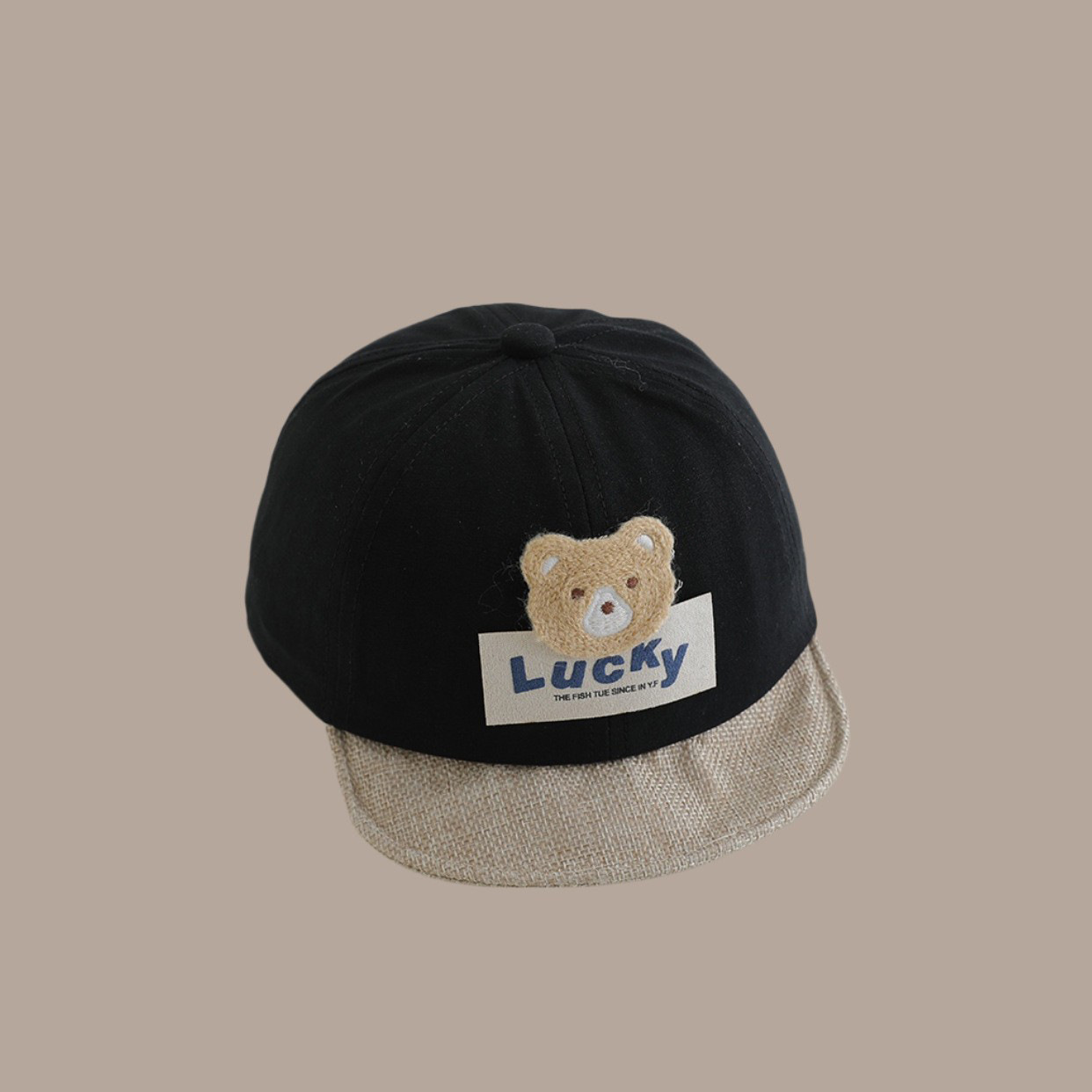 Sombrero coreano para bebés primavera y otoño lindos osos sombreros de béisbol de ala suave para bebés varones sombreros de moda para niños pequeños