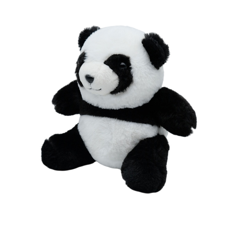 跨境新品pandy ai plush熊猫卡通毛绒玩具公仔可爱玩偶情侣结婚礼|undefined
