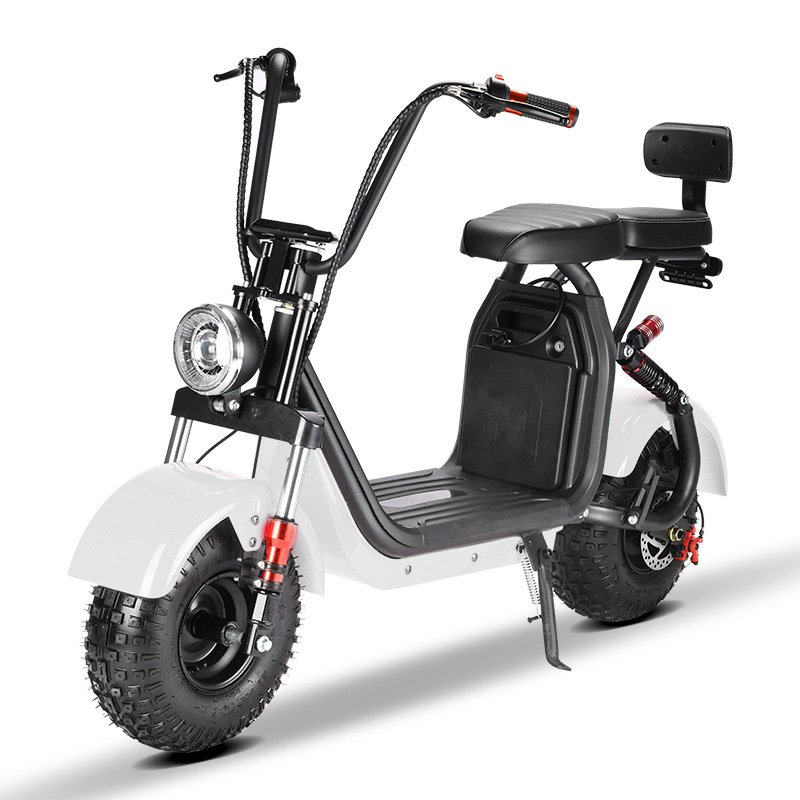 Eec Dot Adult Scooter Two-Wheeled Motorcycle Harley Electric Vehicle Mini-7 Can Be Equipped with Dual Lithium Batteries