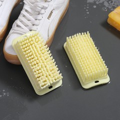 Multifunctional Square Plate Laundry Brush Soft Bristle Shoe Brush for Washing Clothes Yellow Clothing Down Jackets Cleaning Board Brush Shoe Brush