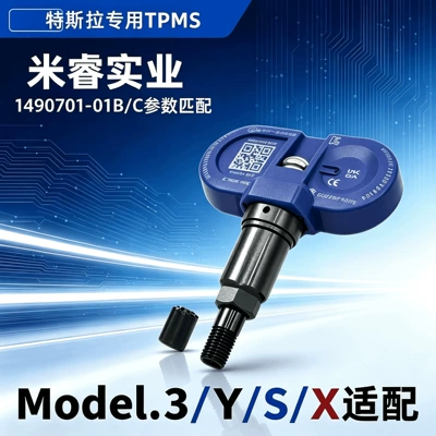 Compatible with Tesla Model 3/Y/X/S Bluetooth tire pressure sensors, part number 1490701-01-A/B/C (Tire pressure monitoring system)