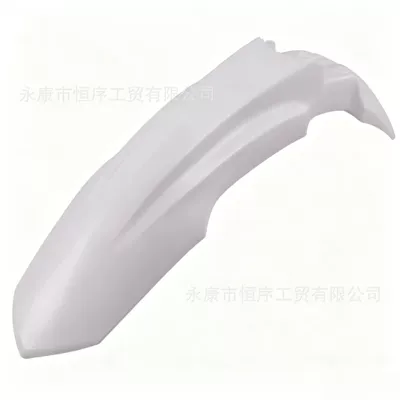 Crf450 Front Fender Plastic Shell Huayang T4 Front Mudguard 250 350 450 Modified Plastic Front Fender (Motorcycle Fender) - white-front-fender