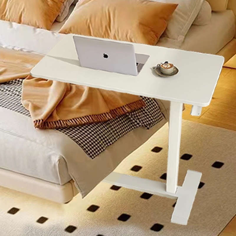 Movable Bedside Table, Standing Desk, Pneumatic Adjustable Table, Small Side Table, Laptop Table