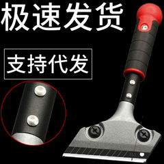 重型の清潔な刀は厚い黒刃のアルミニウム合金のシャベルのタイルの美しい縫い目の小さいシャベルを厚くして、ゴムを取り除いて壁の皮のスクレーパーをすくって清潔にします。