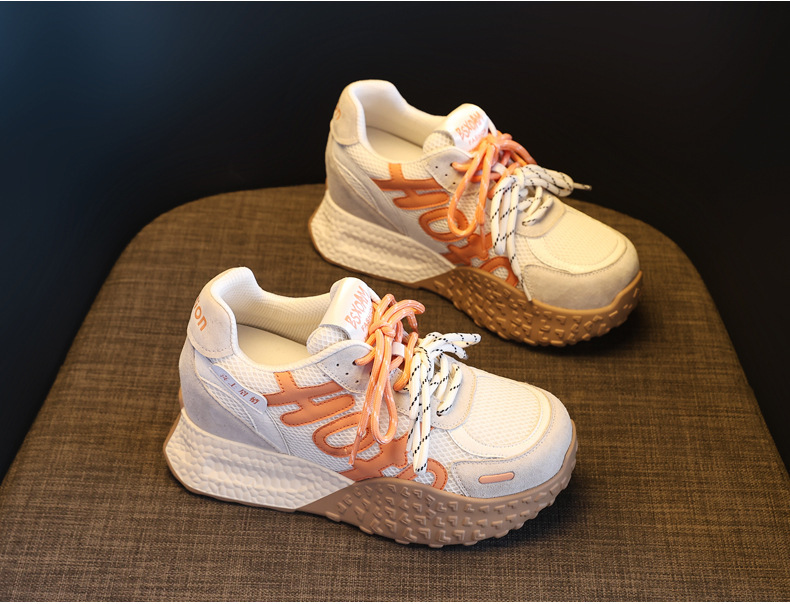 Giày sneaker nữ đế dày lưới thoáng khí phong cách cổ điển — màu sắc chi tiết 4