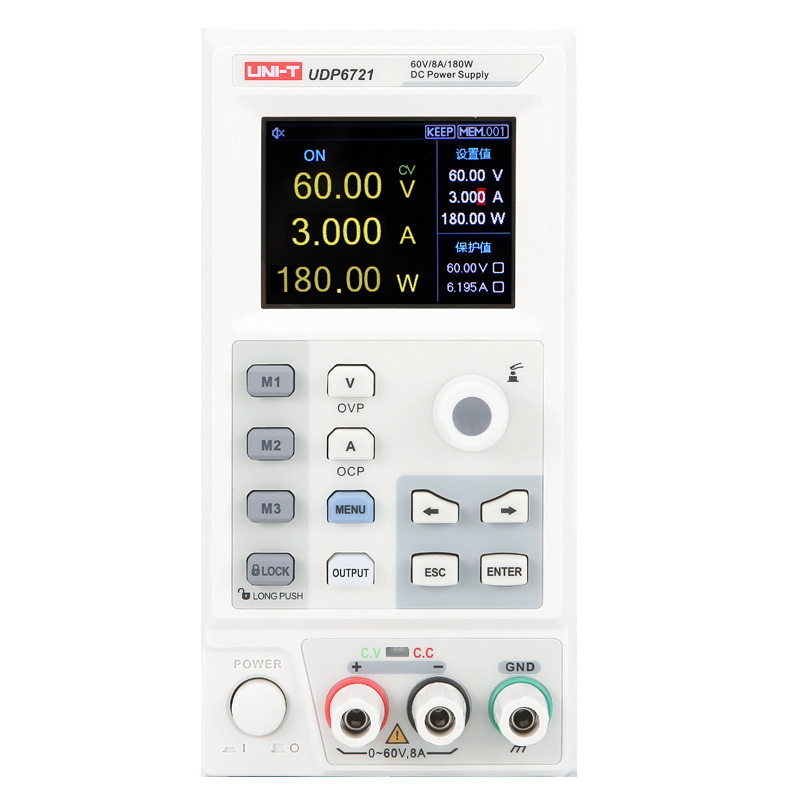 �����£�UNI-T��UDP6720������ֱ����ѹ��Դ �߾���60V 5A/8A