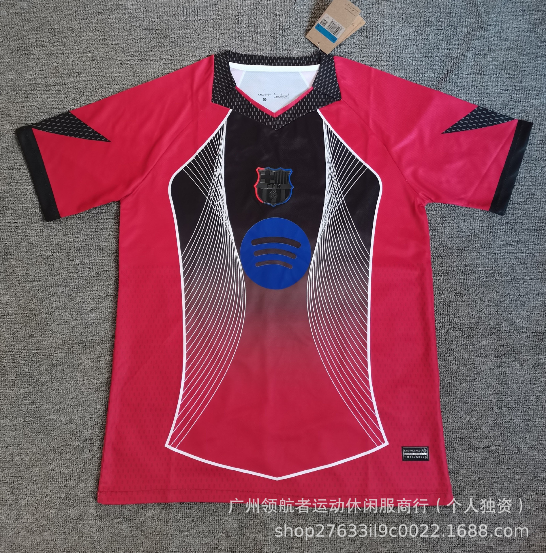 25-26 Fabricante especial de ropa de fútbol venta directa de una camiseta de malla camiseta de mangas cortas ropa de fútbol deportiva