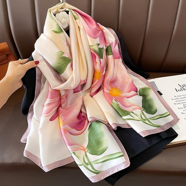 Summer silk beach cloak