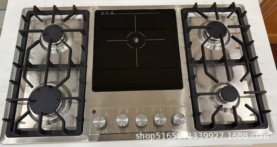 5 horno de gas de cinco ojos horno de gas de acero inoxidable horno de gas de acero inoxidable horno de gas licuado horno de cinco ojos horno de comercio exterior