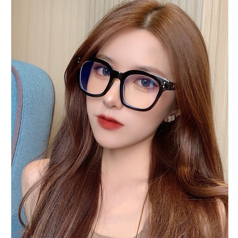 Nueva Sydney estilo coreano gafas de celebridad de Internet Marco de las mujeres retro anti-azul gafas de luz marco de los hombres y las mujeres misma miopía gafas acabadas