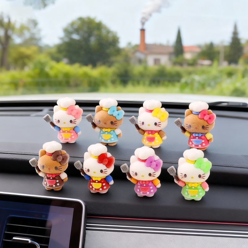 Cartoon Plush Chef Kt Cute Figurine Car Desktop Ornament Trendy Toy Figurine Live Stream Blind Box Accessories Wholesale Cartoon Plush Chef Kt Cute Figurine Car Desktop Ornament Trendy Toy Figurine Live Stream Blind Box Accessories Wholesale
