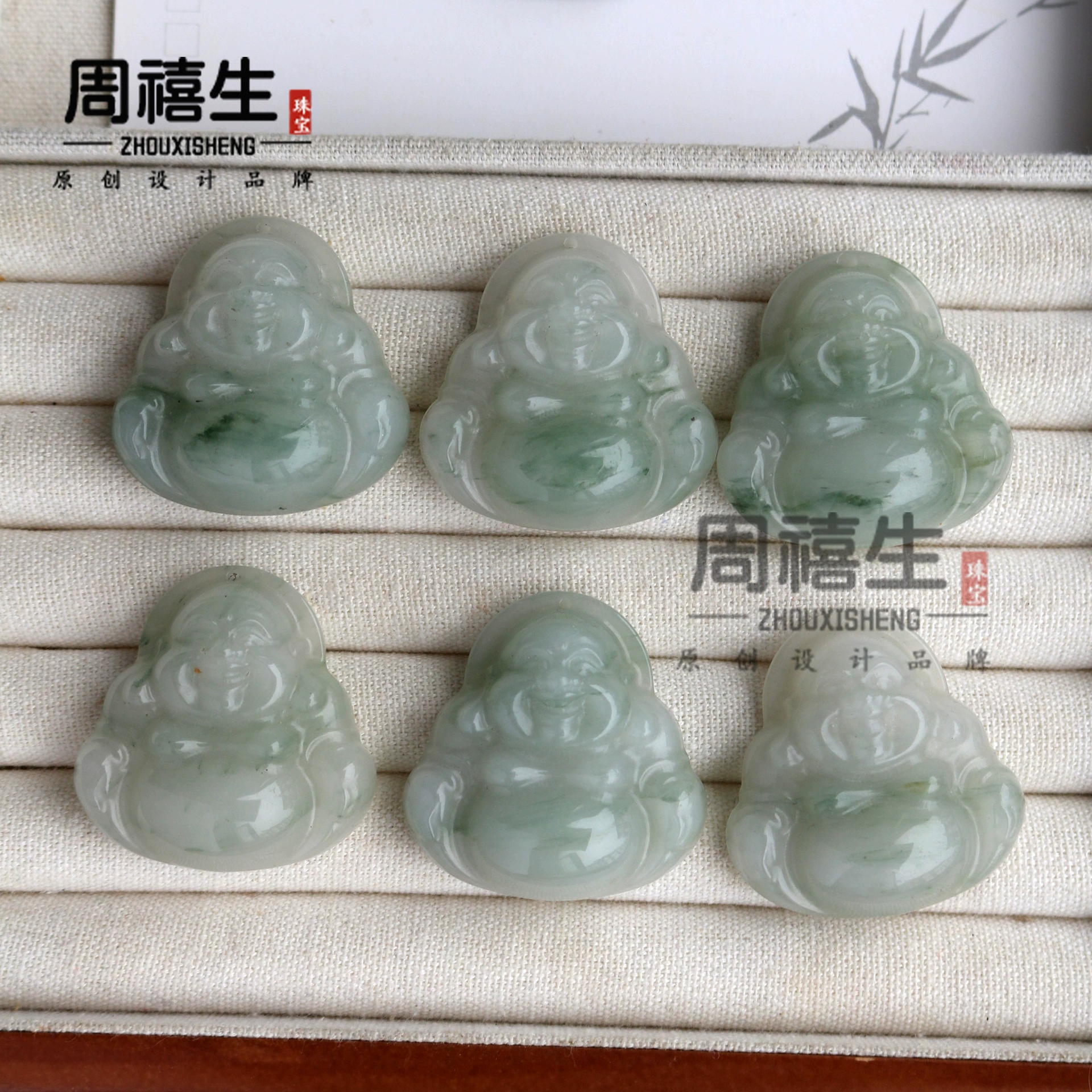 Подвеска «Зеленый Будда Тяньшань» Синьцзянский натуральный нефритовый Будда Зеленая подвеска Тяньшань Новый китайский стиль Женская подвеска Будды Онлайн-трансляция