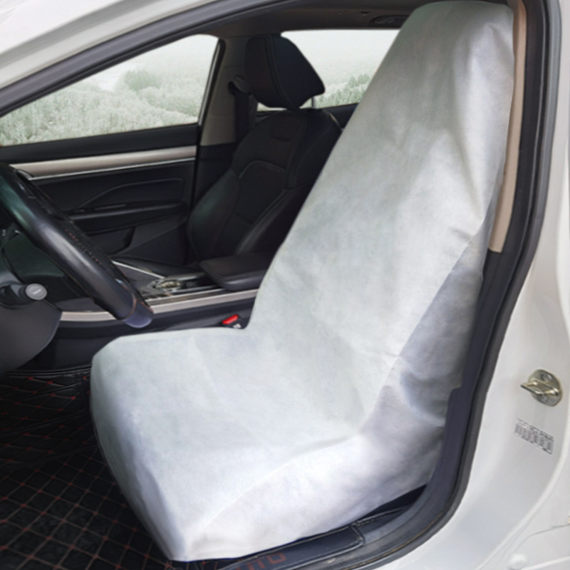 Seat cushion, seat cover, Universal Anti-dirty Protective Cushion - 2-white-non-woven-seat-covers
