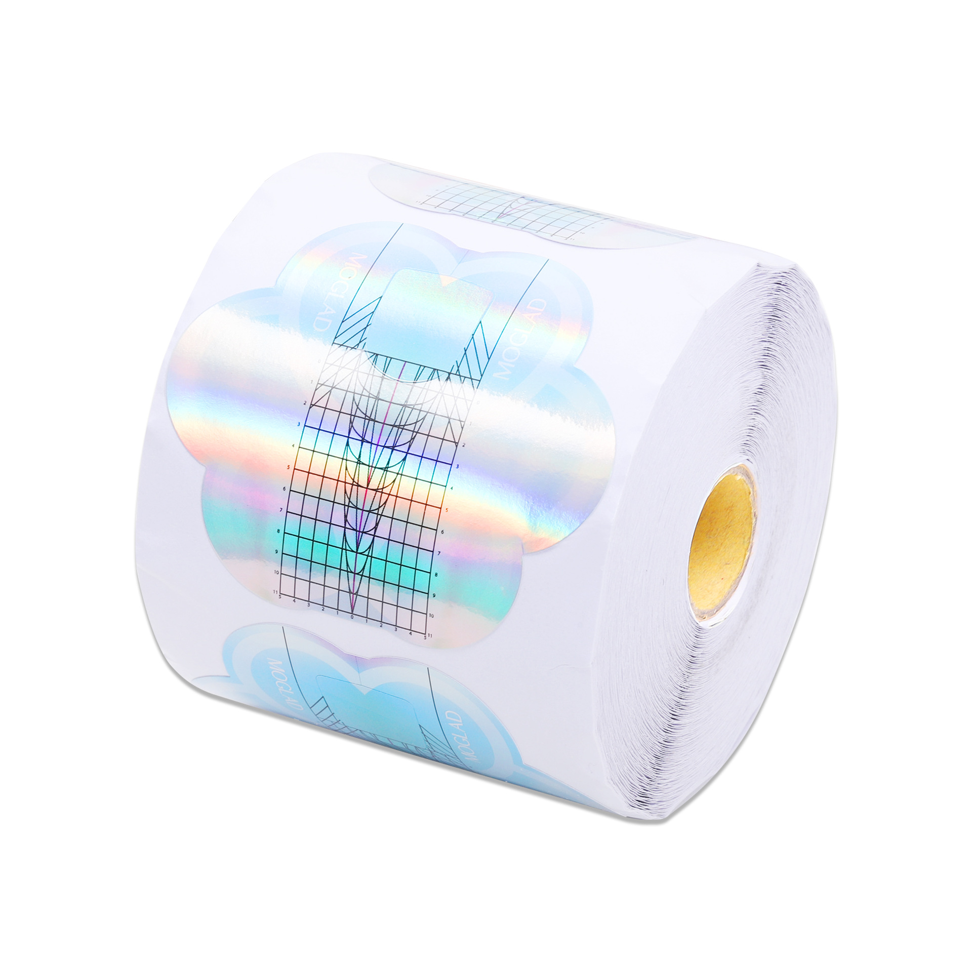 Desmontable láser mariposa papel titular 300 piezas/rollo