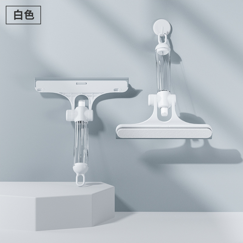 Vidrio tres en uno raspado blanco